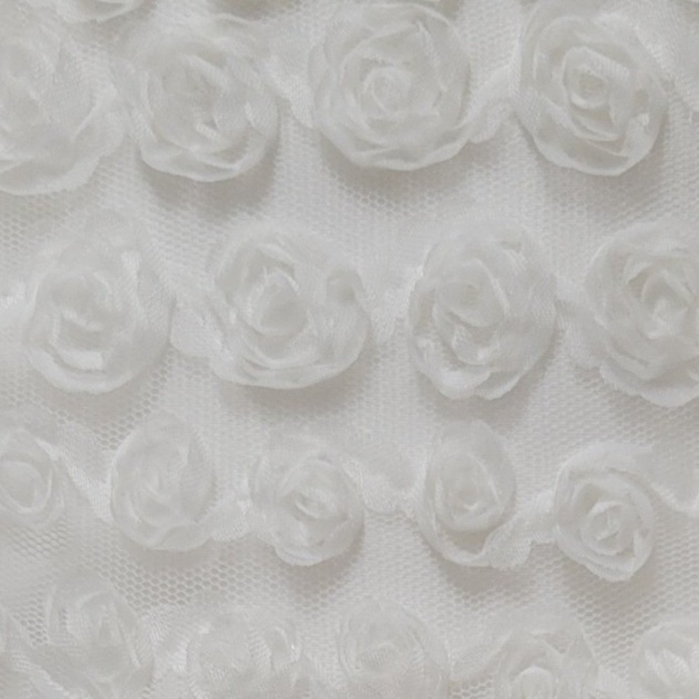 Helena & Harry IV Co Girls White Rosette Bodice Formal Dress Size 12 NWT 2178 - Picture 2 of 12